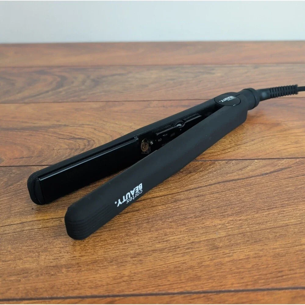 Cortex Beauty Flat Iron Hair Straightener Adjustable 450°F CB-SOLOFI-BLKR Black